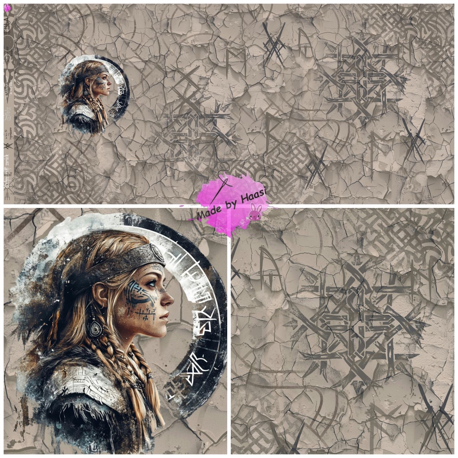 Panel "Eira" Bio Jersey Überbreite