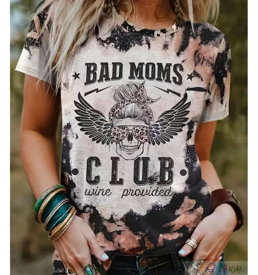 Panel "Bad Moms Club" Jersey Überbreite