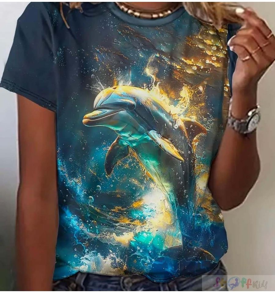Panel "Delfin" Jersey Überbreite