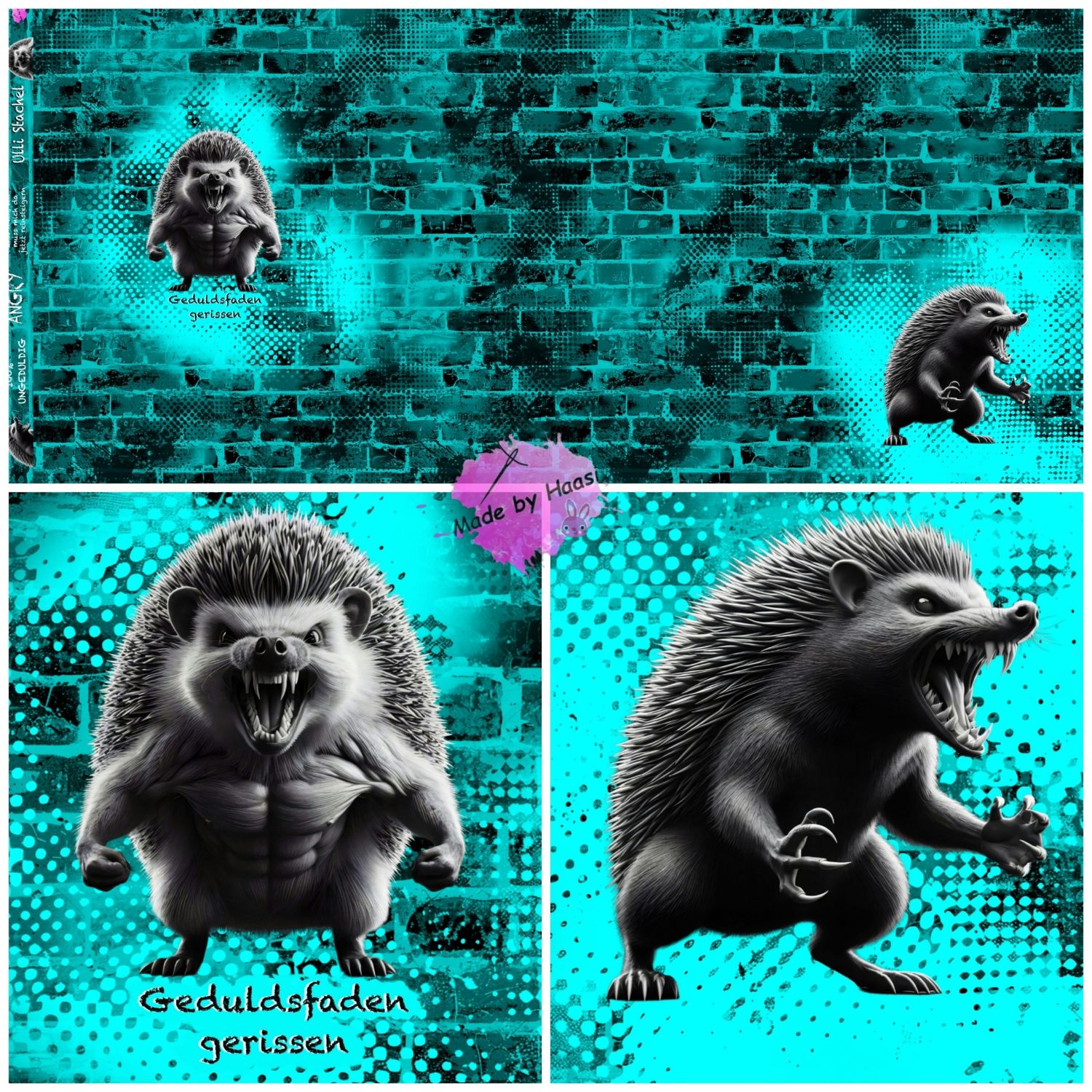 Vorbestellung Panel "Ulli Stachel" Bio French Terry Überbreite