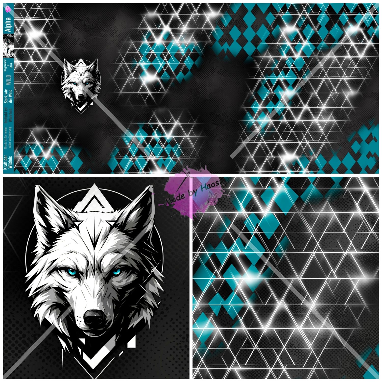 Panel "Alpha" Bio Jersey Überbreite