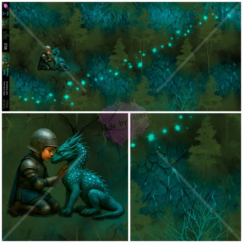 Panel "Finn&Thalor" Bio French Terry Überbreite