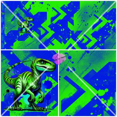 Panel Panel "Arox blau" Bio FrenchTerry Überbreite