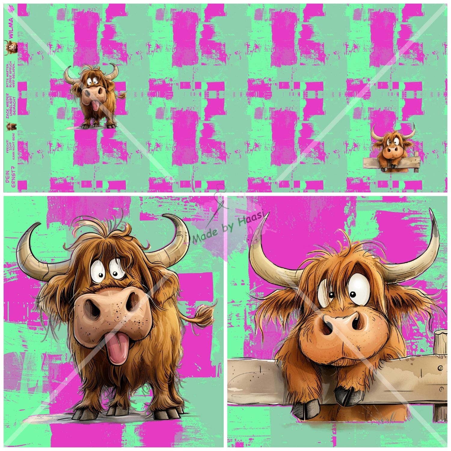 Panel "Wilma" Bio FrenchTerry Überbreite