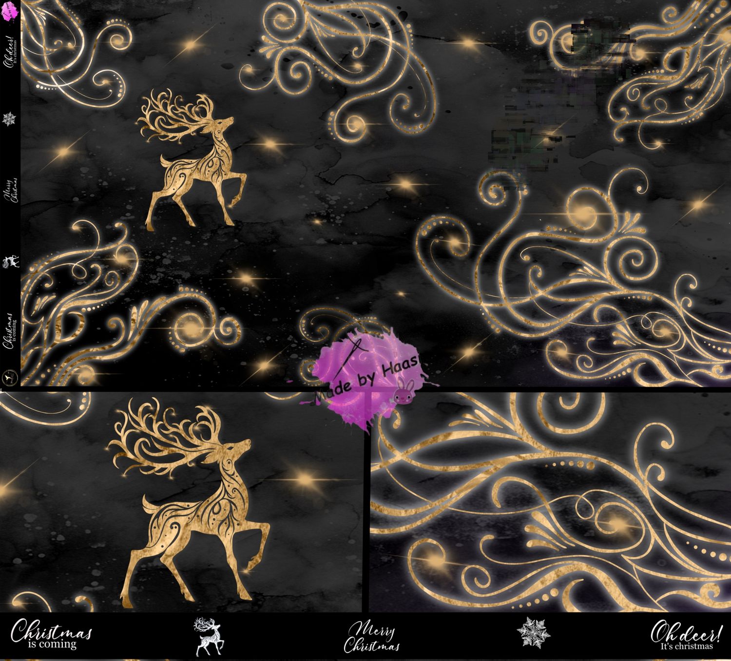 Panel "Raya" Bio FrenchTerry Überbreite