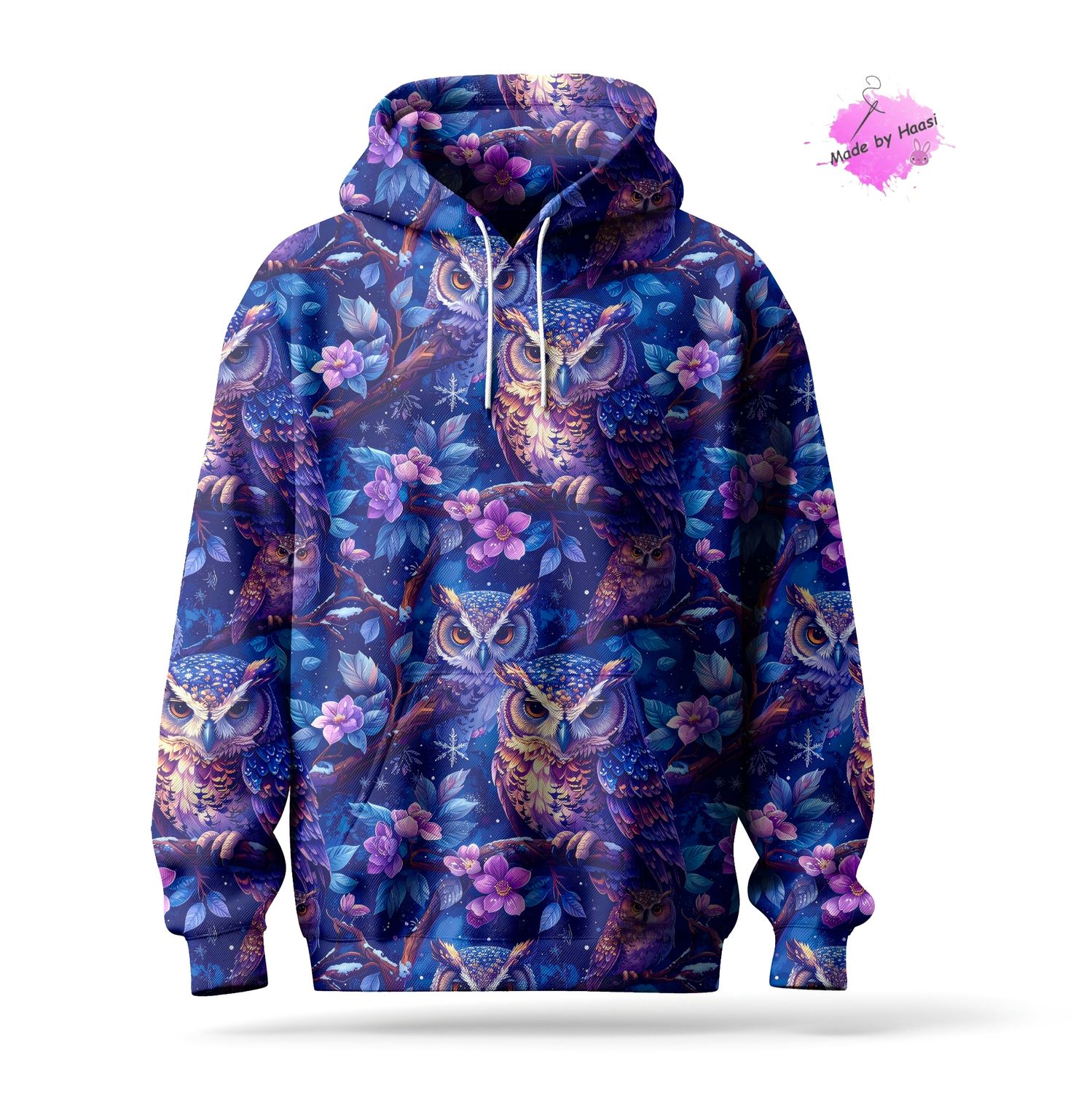 Vorbestellung AO "Eulen" Kuschelsweat 0,1 Meter