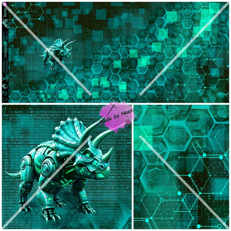 Vorbestellung Panel "Xerox" Bio French Terry Überbreite