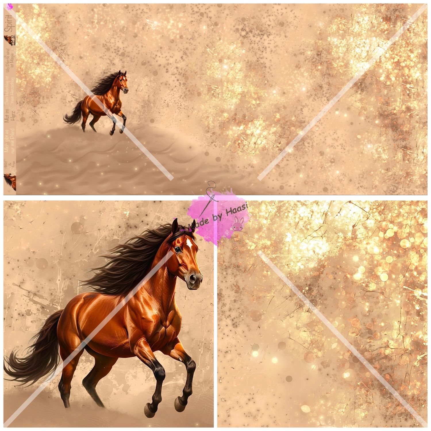 Vorbestellung Panel "Spirit" Bio French Terry Überbreite