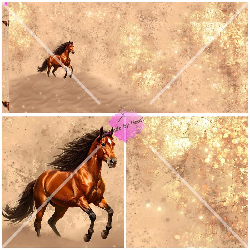 Vorbestellung Panel "Spirit" Bio French Terry Überbreite