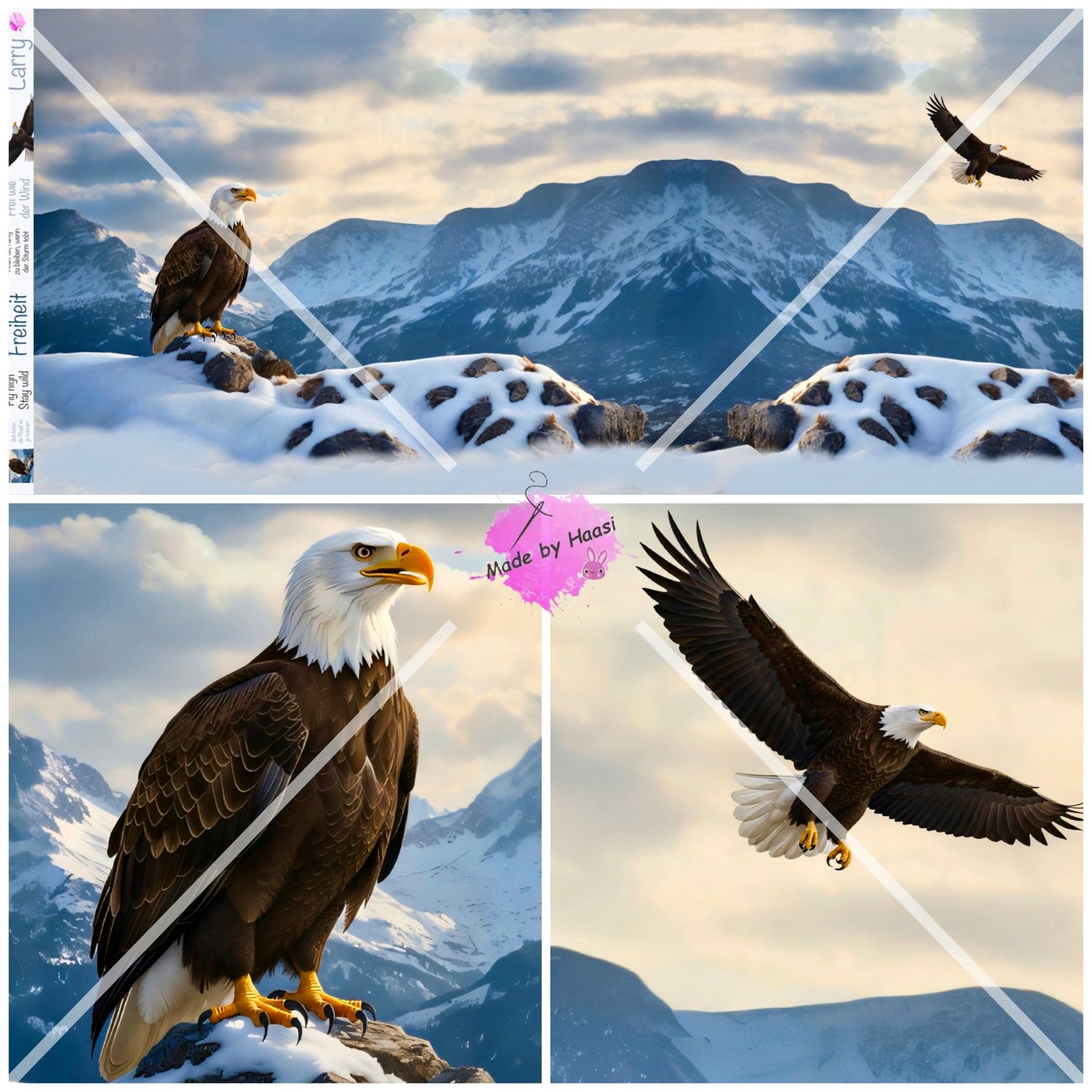 Vorbestellung Panel "Larry" Bio French Terry Überbreite