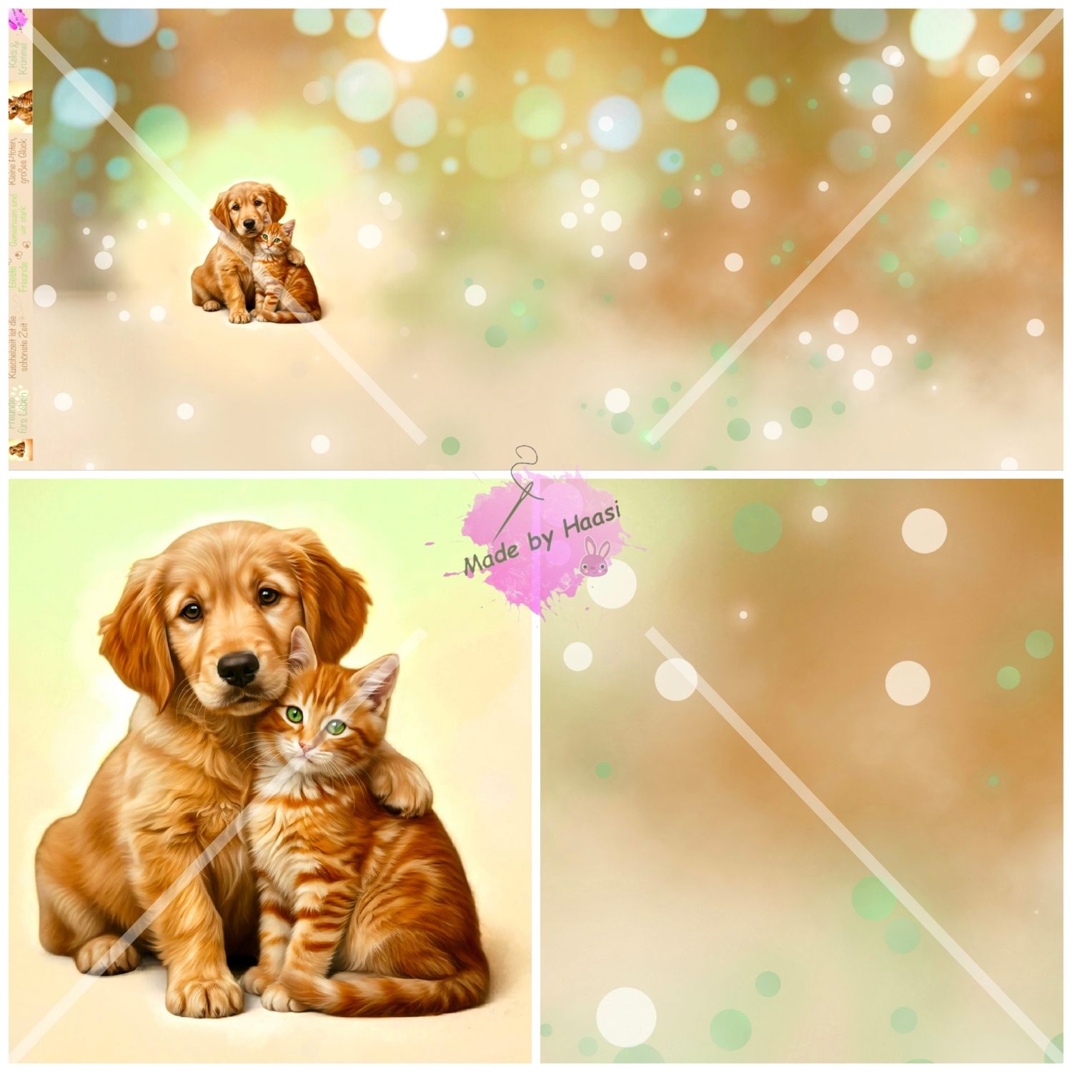 Vorbestellung Panel "Keks & Krümel" Bio French Terry Überbreite