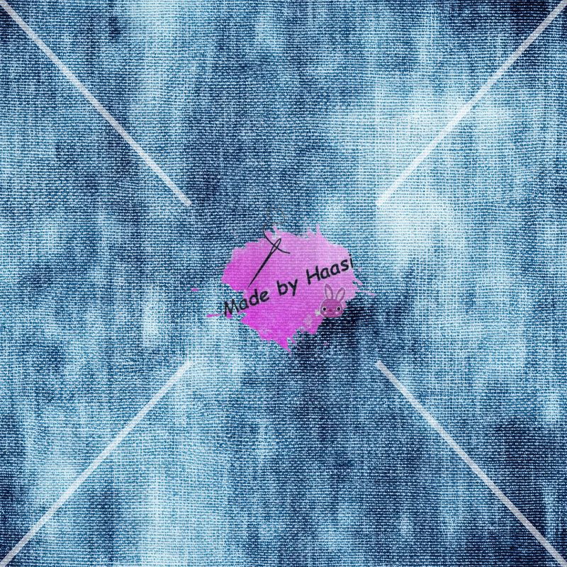 Vorbestellung AO "Haasi Denim 2" Bio French Terry Überbreite 10 cm