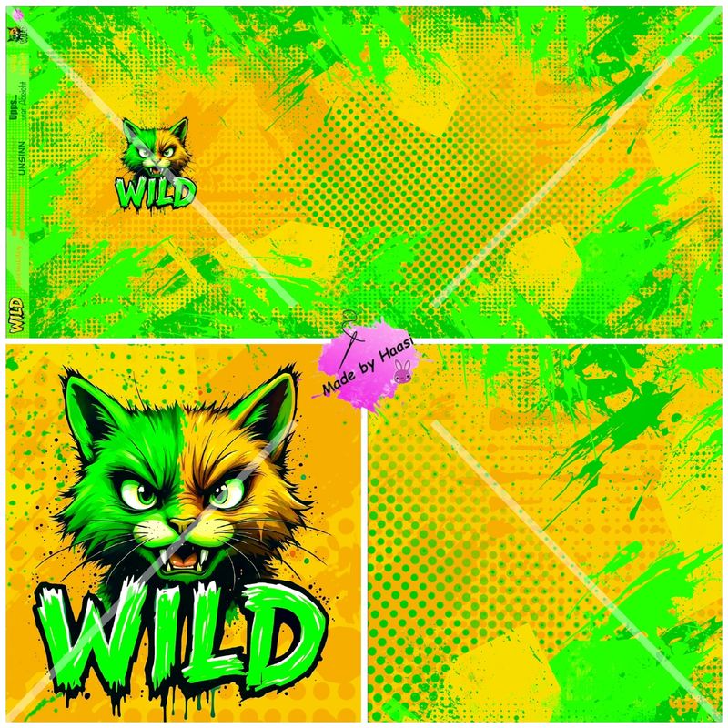 Vorbestellung Panel "WILD" Bio French Terry Überbreite