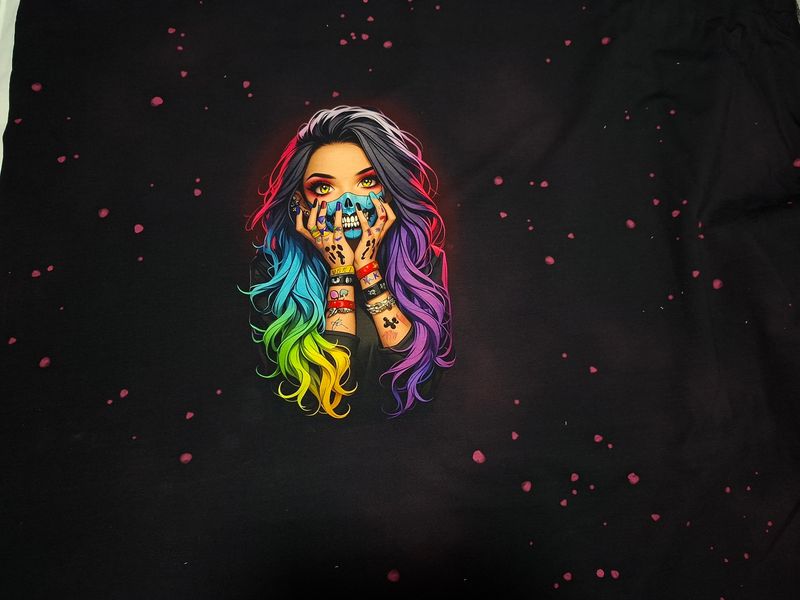 Panel Girl Maske Sommersweat ca. 100 x 180 cm EP Stoffkids Panel Girl Maske Sommersweat ca. 100 x 180 cm EP Stoffkids