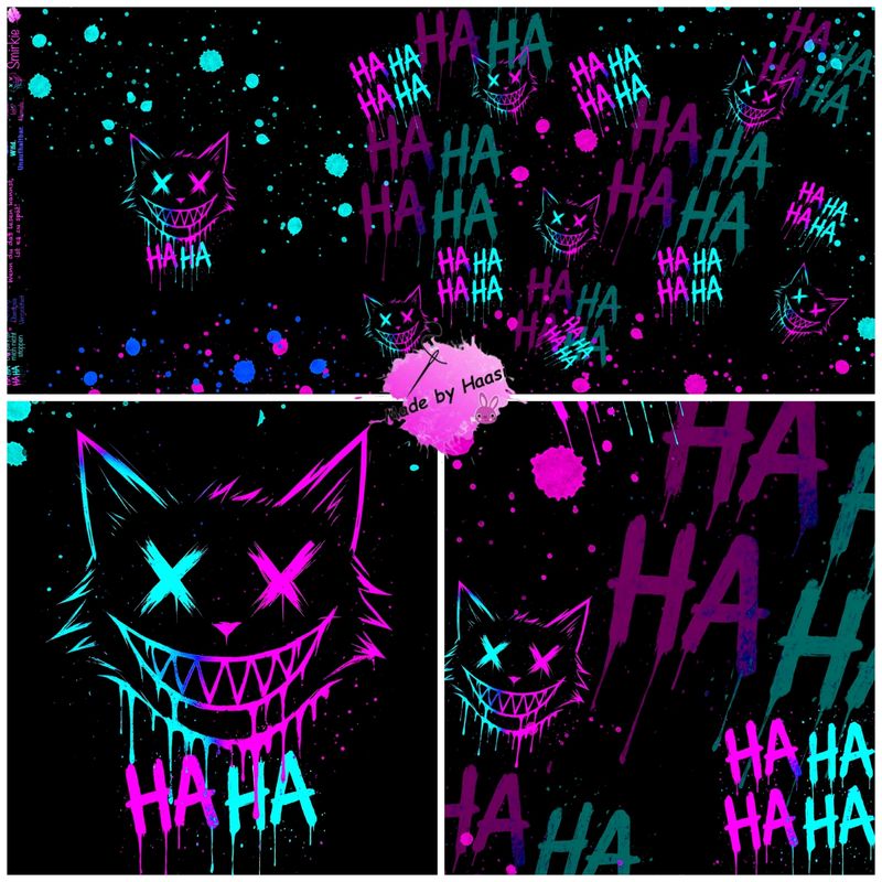 Panel "Smirkie" Bio French Terry Überbreite