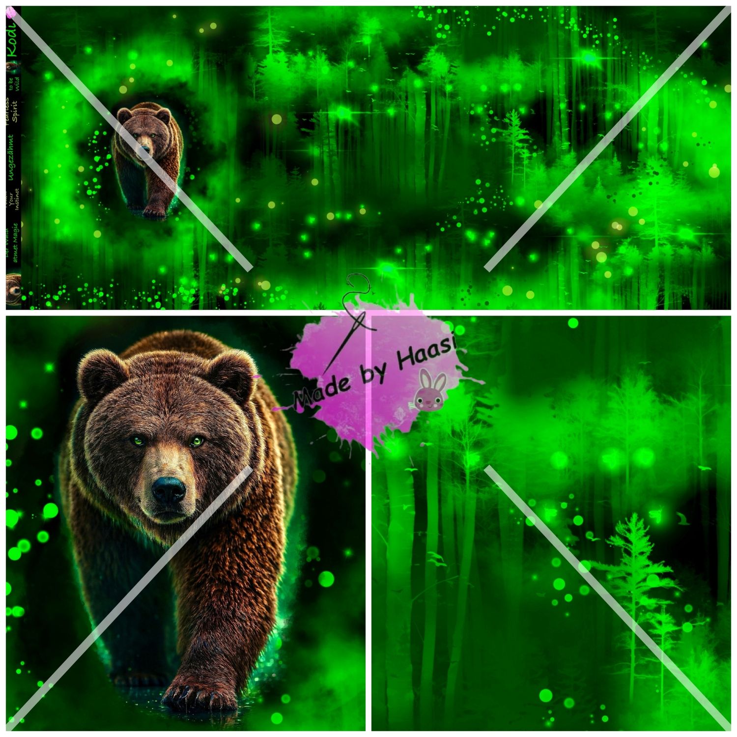 Panel "Kodi" Bio French Terry Überbreite