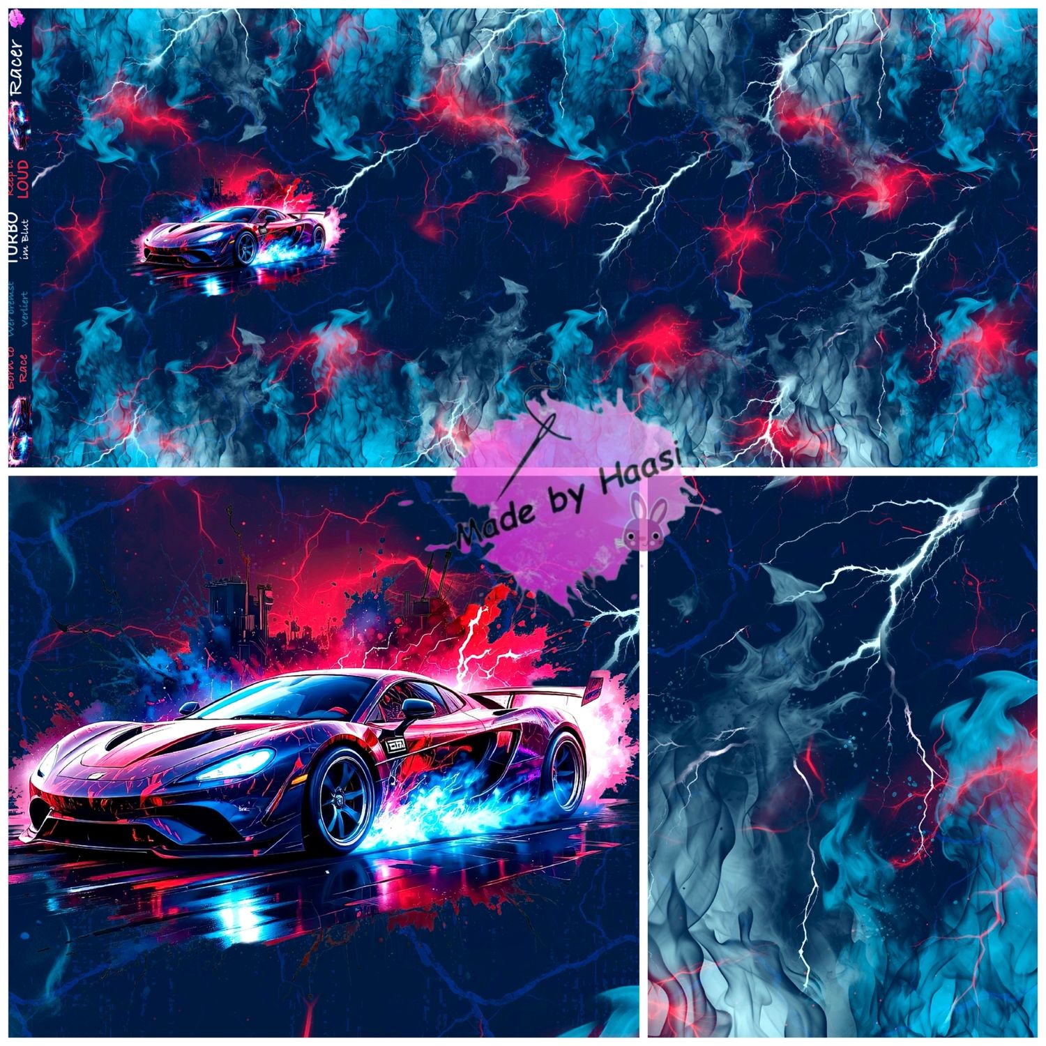 Vorbestellung Panel "Racer" Bio French Terry Überbreite