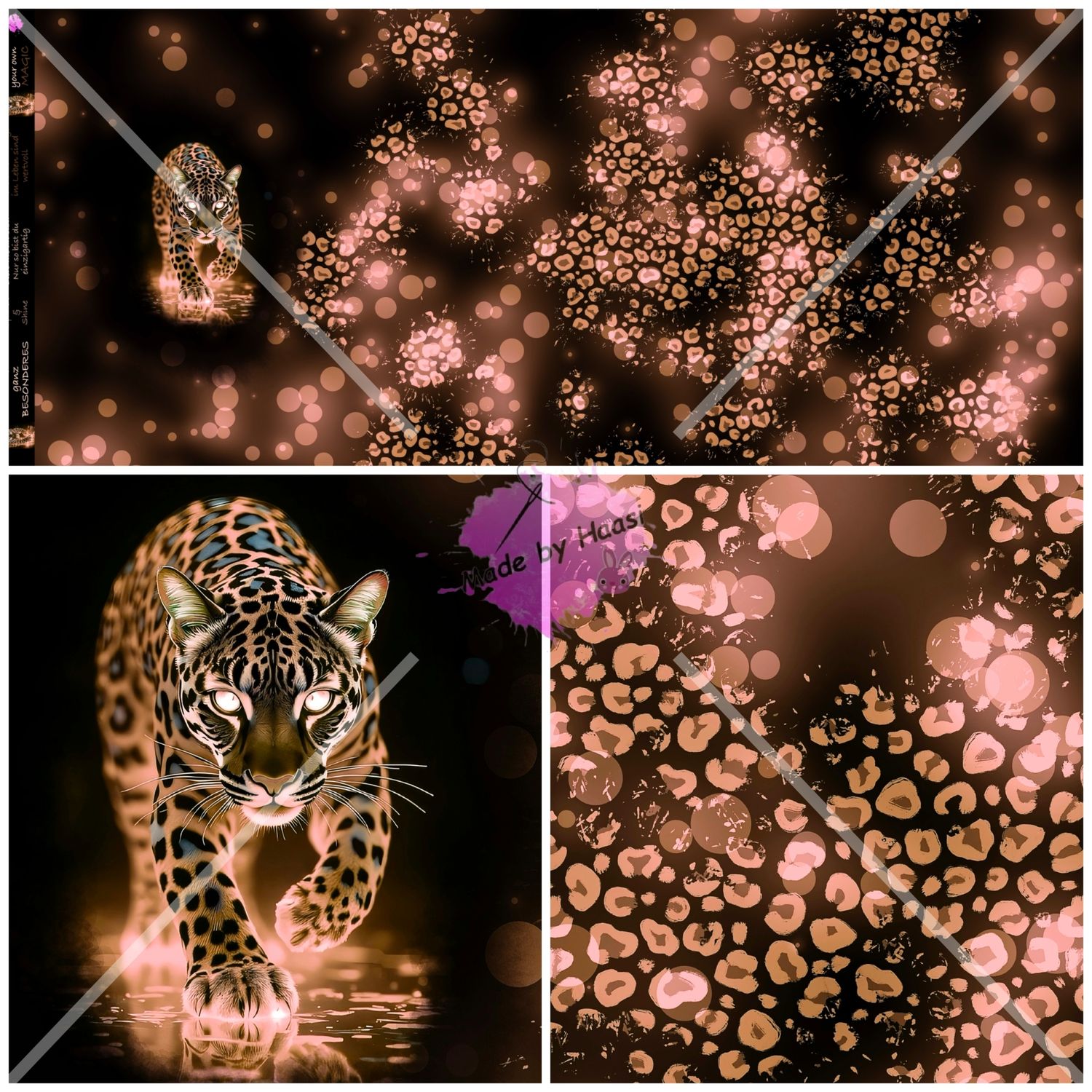 Vorbestellung Panel Magic Leo Braun Bio French Terry Überbreite