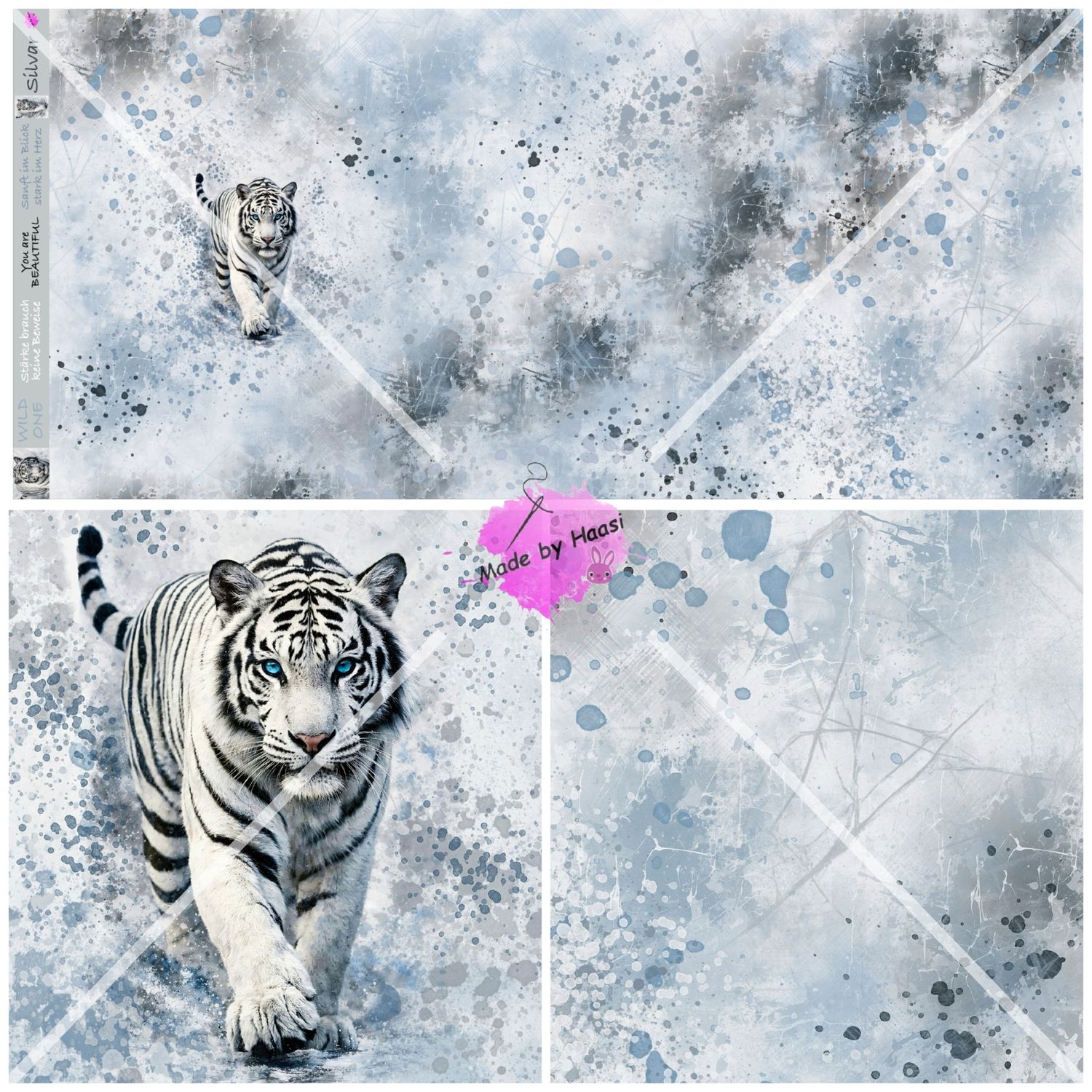 Vorbestellung Panel "Silvar" Bio French Terry Überbreite