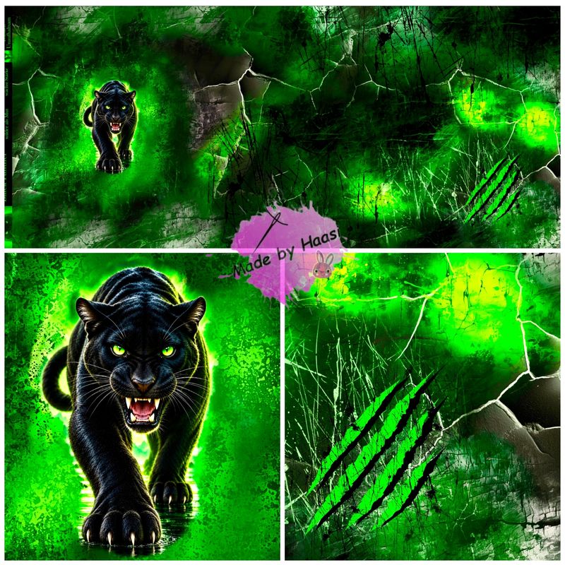 Vorbestellung Panel Vorbestellung Panel "Black Panther" Bio French Terry Überbreite
