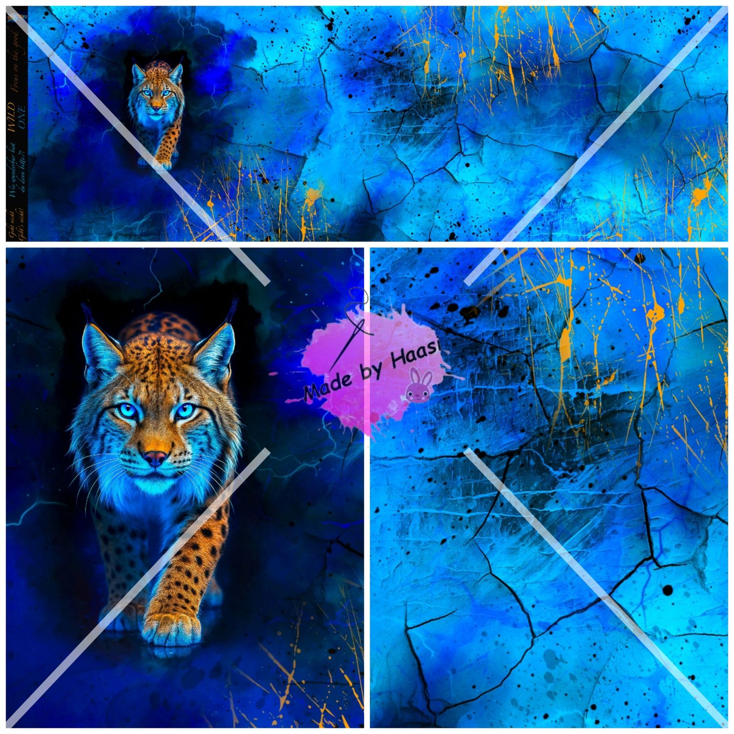 Panel "Nyro" Wasserabweisender Polyester Panama