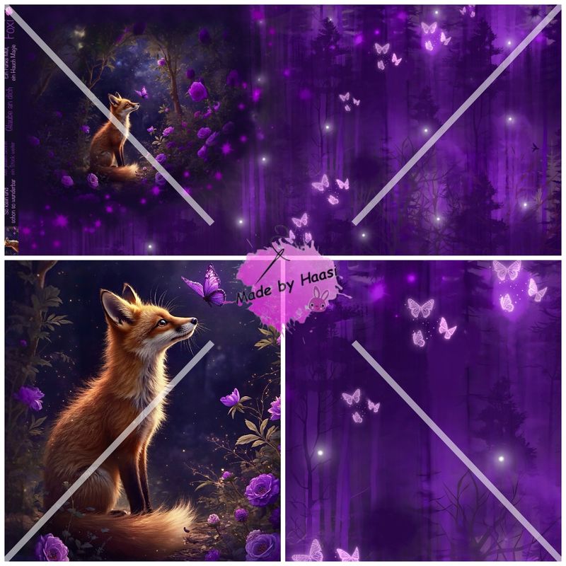 Vorbestellung Panel Vorbestellung Panel "Foxi" Bio French Terry Überbreite