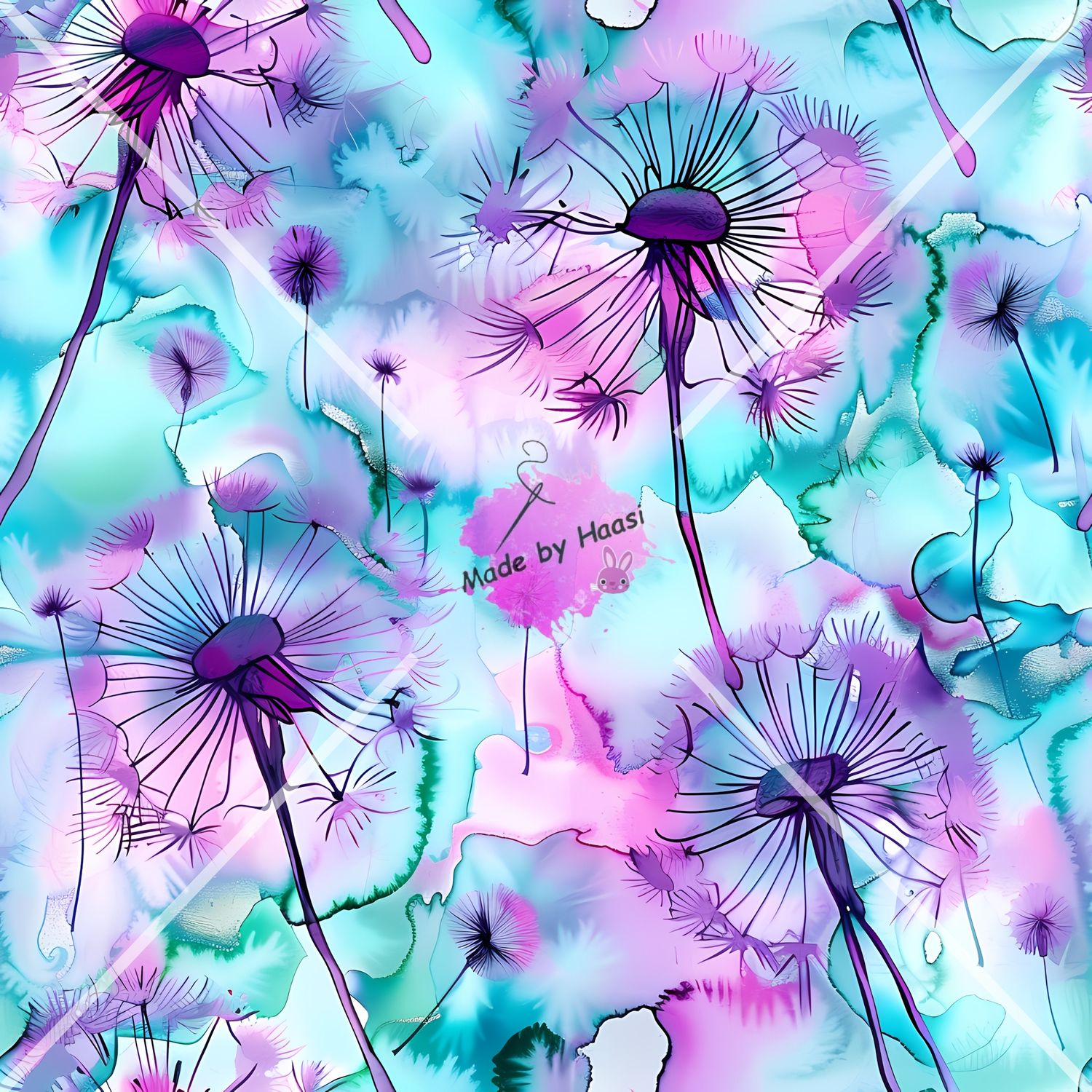 AO AO "Pusteblume" Bio Jersey Überbreite 10 cm