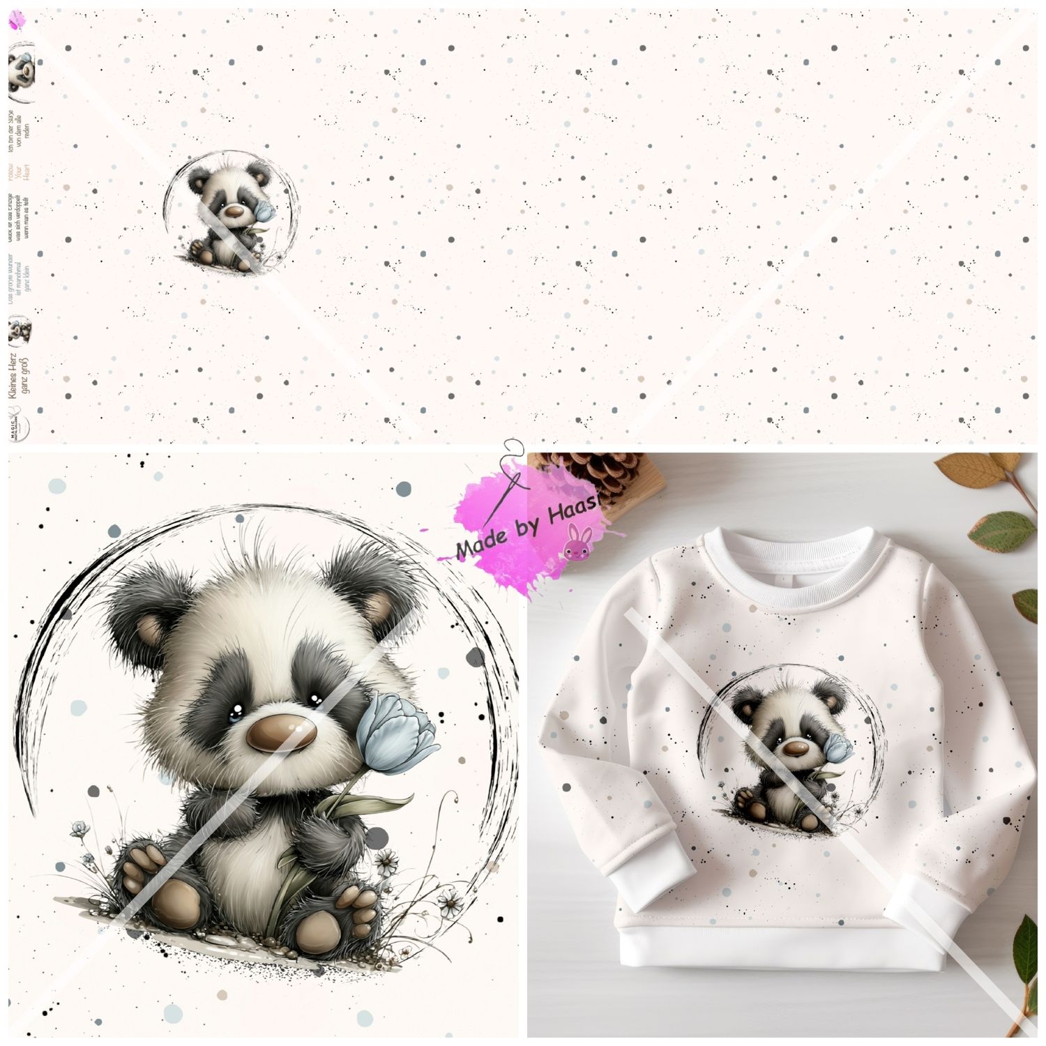 Vorbestellung Panel "Pandi" Kuschelsweat