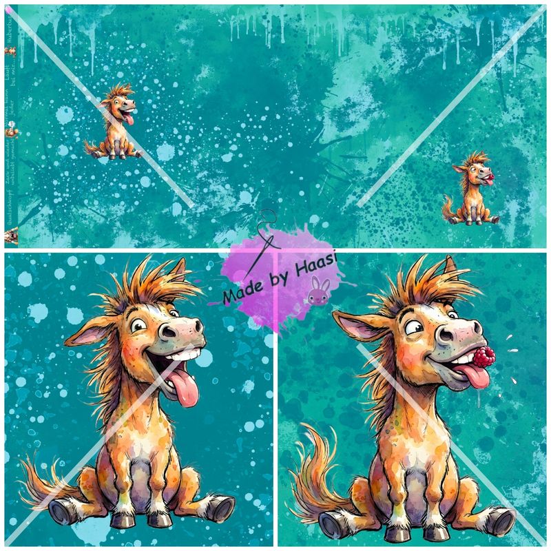 Vorbestellung Panel "Hubertus" Bio French Terry Überbreite