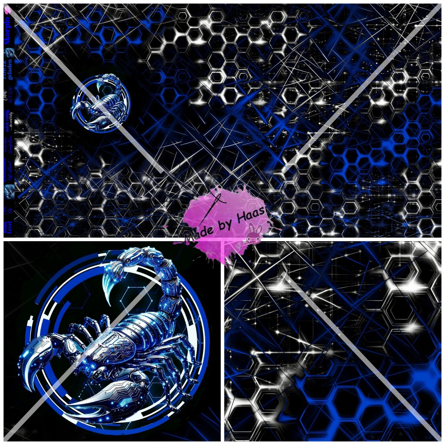 Vorbestellung Panel "Skorpio" Bio Jersey Überbreite