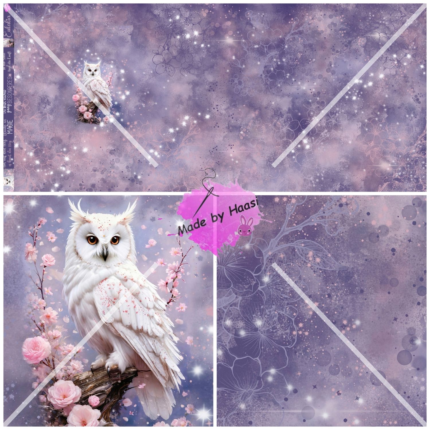 Vorbestellung Panel "Eulalia" Bio French Terry Überbreite