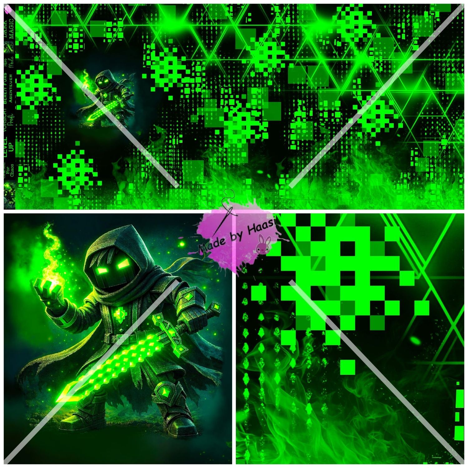 Vorbestellung Panel "Dark Magic" Bio Jersey Überbreite