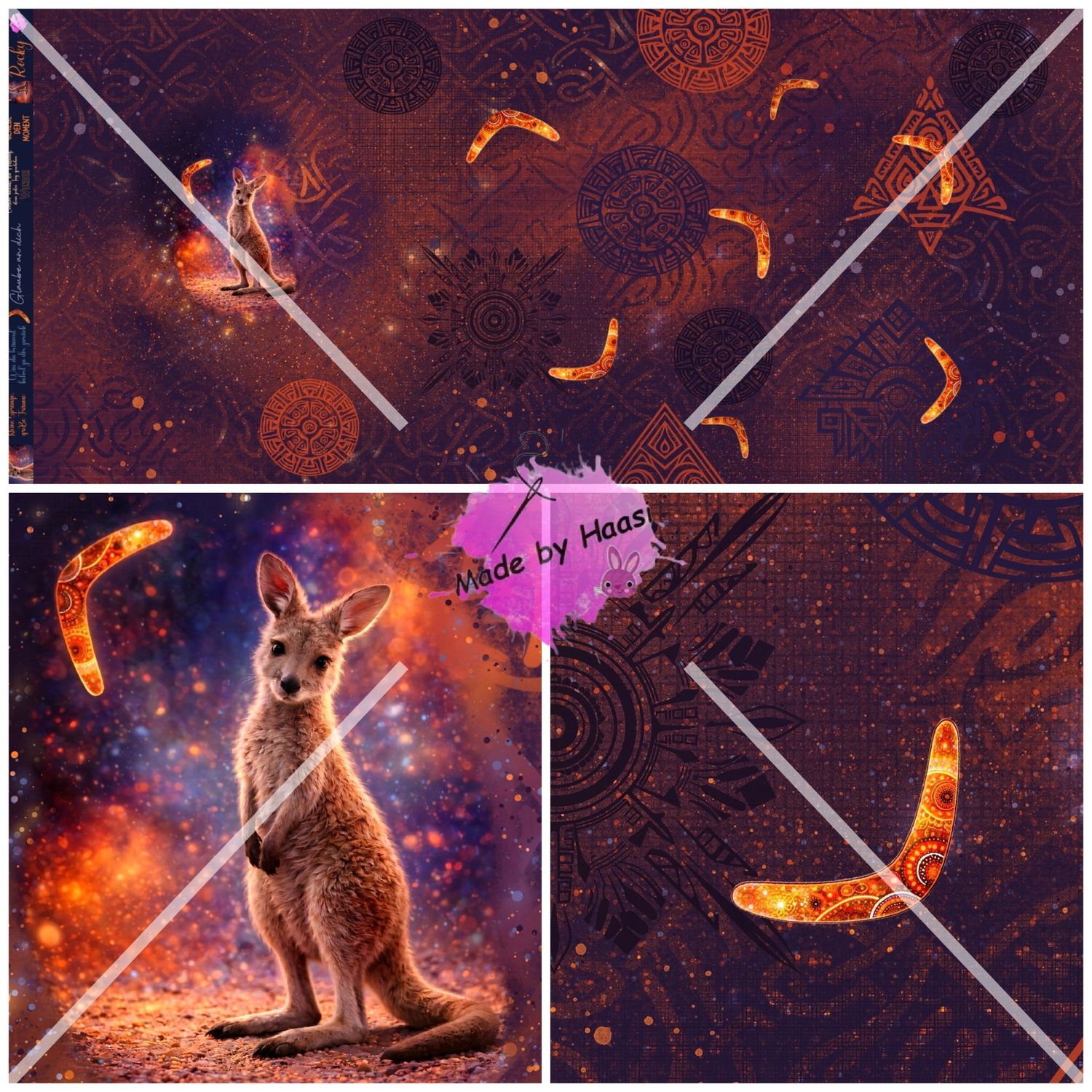 Vorbestellung Panel "Rocky" Bio French Terry Überbreite