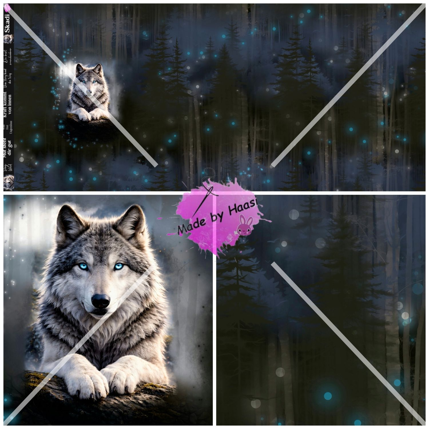 Panel "Skadi" Bio Jersey Überbreite