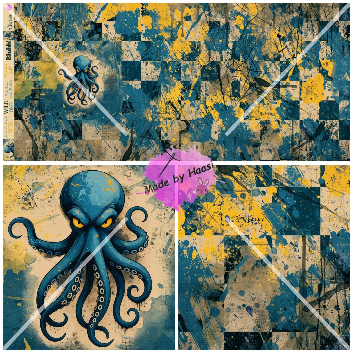 Panel Panel "Mr. Oktobokto" Bio Jersey Überbreite