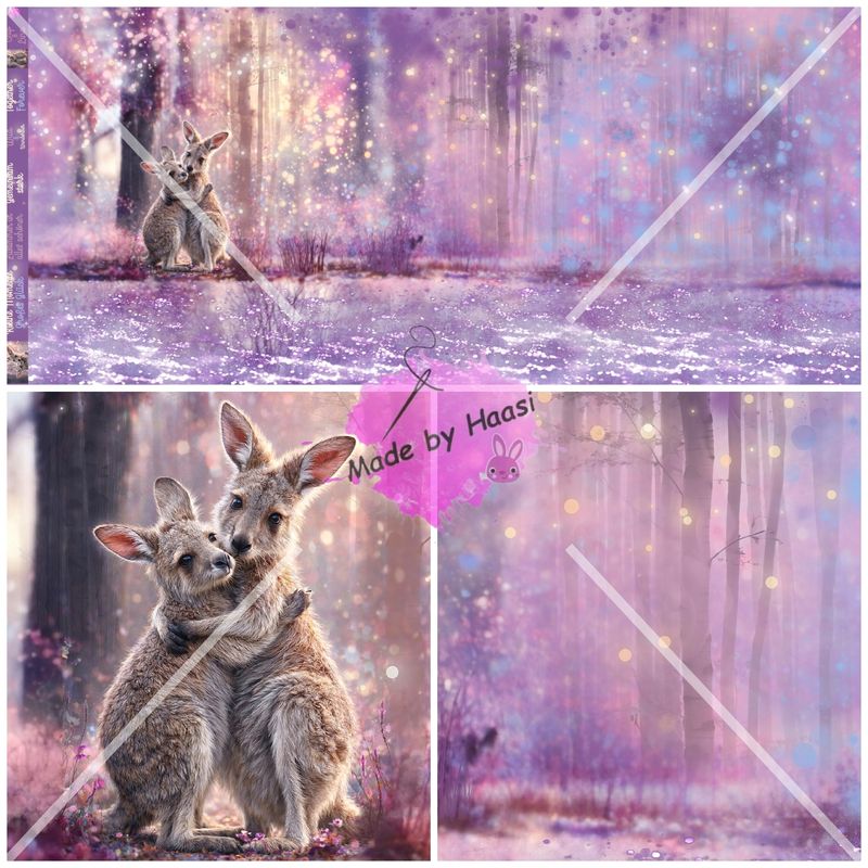 Vorbestellung Panel "Chip & Lina" Bio Jersey Überbreite