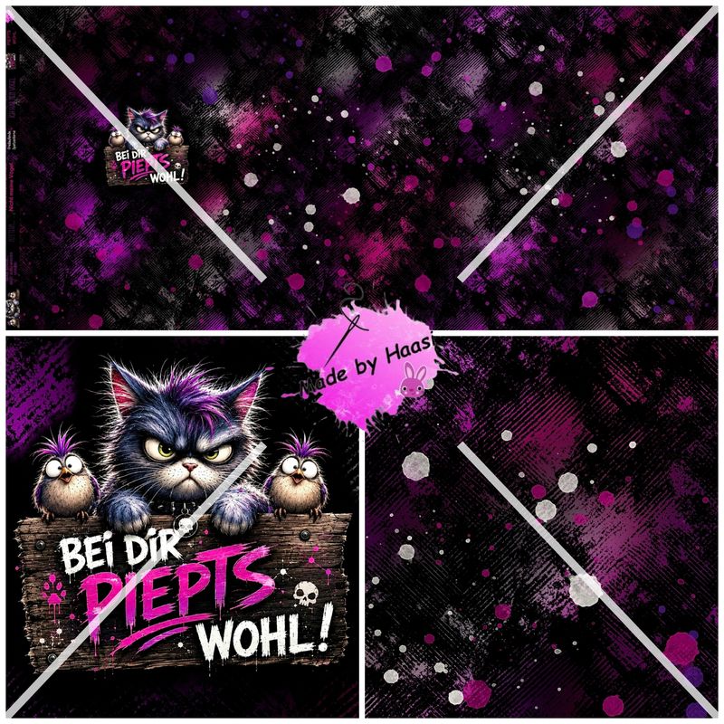 Vorbestellung Panel Vorbestellung Panel "Bei dir piepts wohl" Bio Jersey Überbreite
