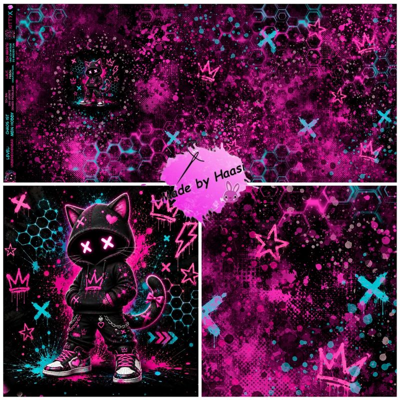 Vorbestellung Panel Vorbestellung Panel "KittyX" Bio French Terry Überbreite