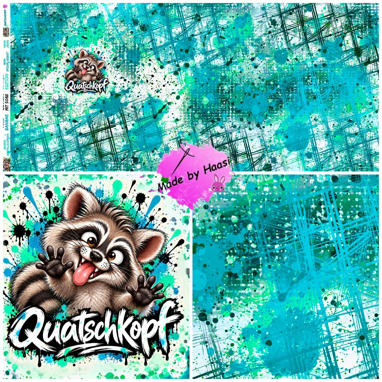 Vorbestellung Panel "Quatschkopf" Bio French Terry Überbreite