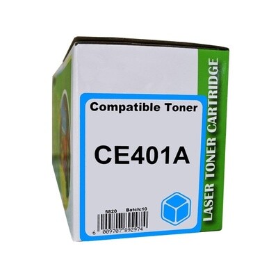 HP CE401A Cyan Toner Compatible