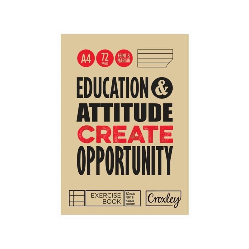 Book A4 72 Page Feint &amp; Margin