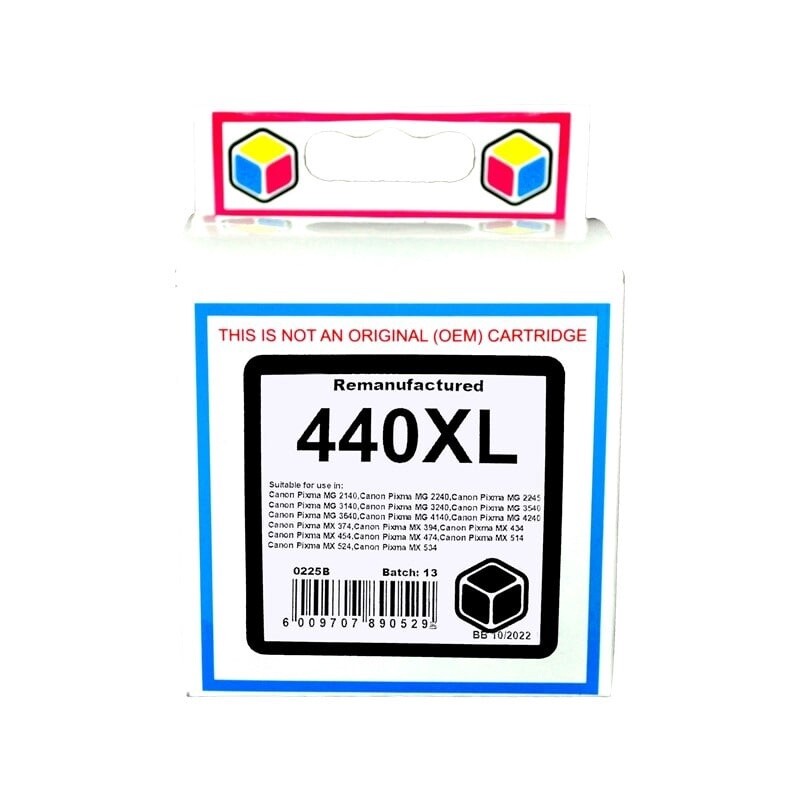 Canon PG 440 XL Black Ink Remanufactured