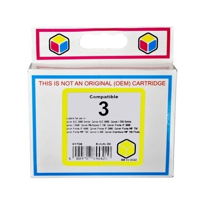 Canon BCI 3 Yellow Ink Compatible
