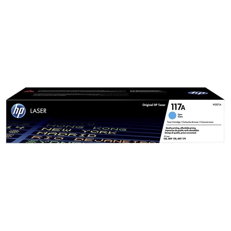 HP W2071A-HP117A Cyan Toner Original