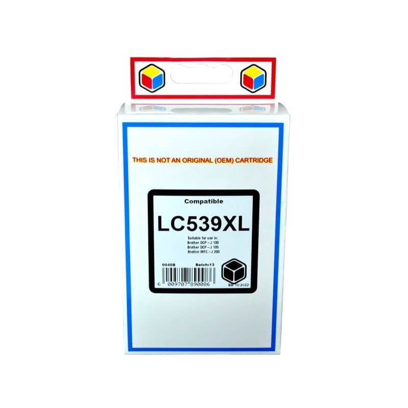 Brother LC 539 XL Black  Ink Compatible