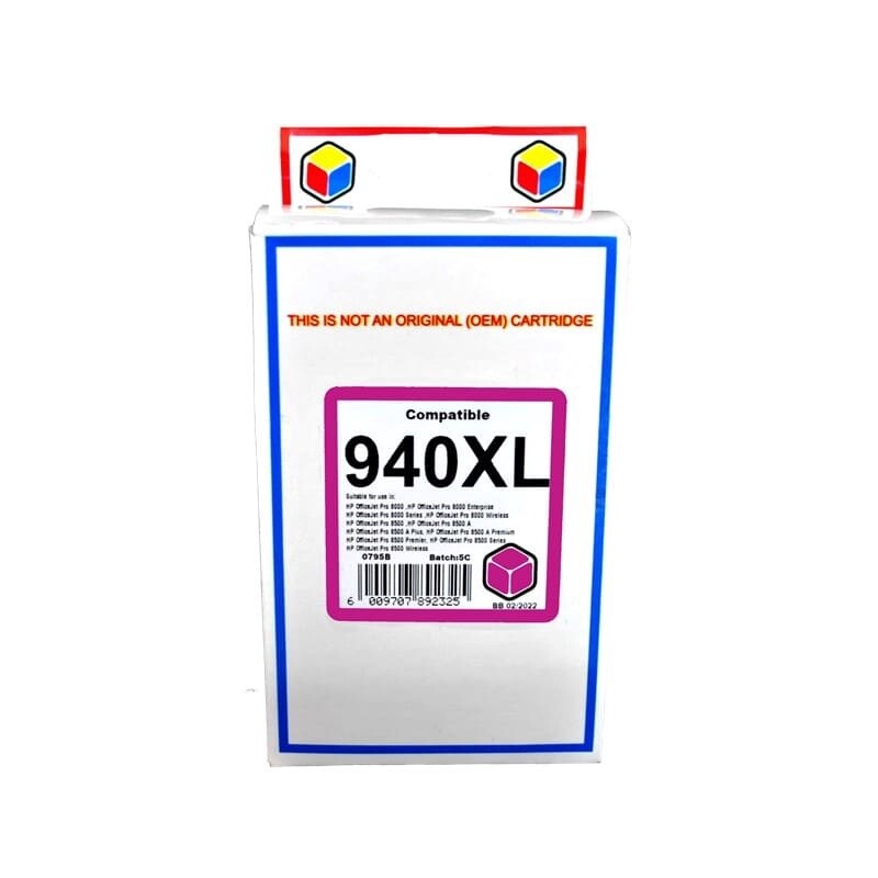 HP 940 XL Magenta Ink Compatible