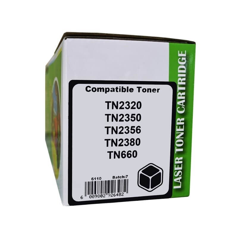 Brother TN 2320 / 2350 / 2356 / 2380 / 660 Black Toner Compatible