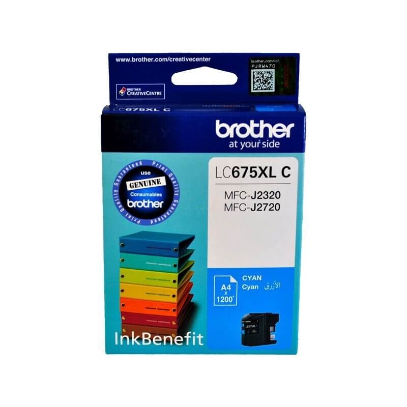 Brother LC 675 XL Cyan Ink Original
