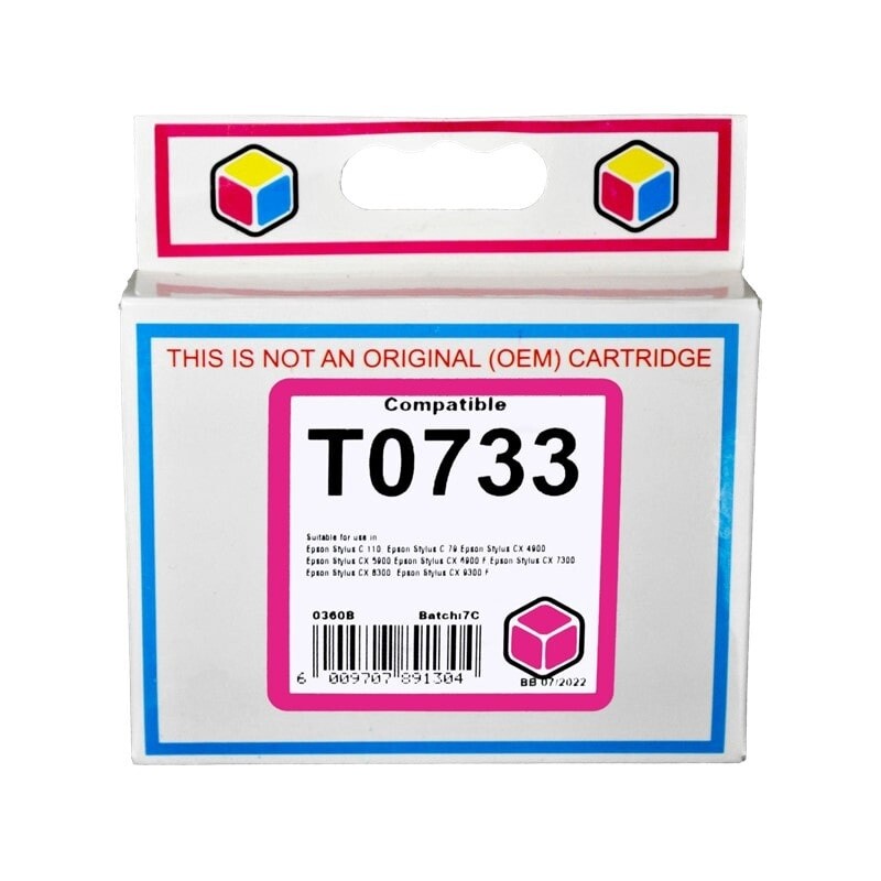 Epson T 0733 Magenta Ink Compatible