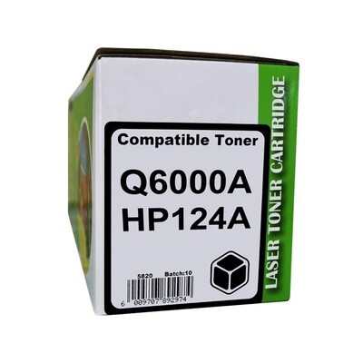 HP Q6000A-HP124 Black Toner Compatible